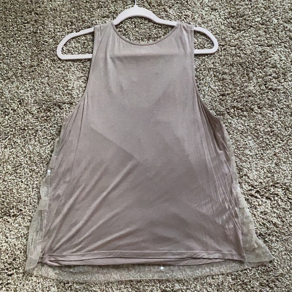 LOFT Tulle and Sequin Tank - Picture 3 of 7